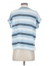 Francesca's Blue Short Sleeve Top Size S - photo 2
