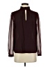 1.State 100% Polyester Burgundy Long Sleeve Blouse Size S - photo 1
