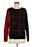 New York & Company 100% Acrylic Plaid Red Pullover Sweater Size M - photo 1