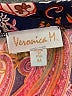 Veronica M. Paisley Purple Blue 3/4 Sleeve Blouse Size M - photo 7