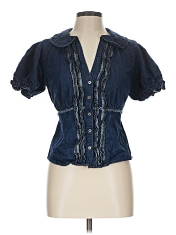 Pilcro Short Sleeve Blouse (view 1)