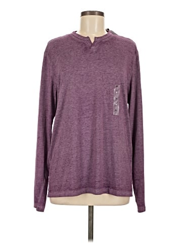 INC International Concepts Long Sleeve Henley (view 1)
