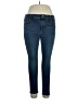 Express Solid Blue Jeans Size 16 - photo 1