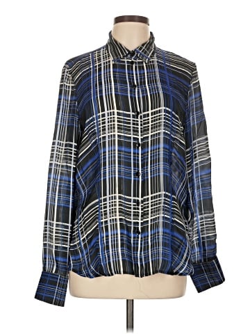 Basler Long Sleeve Silk Top (view 1)