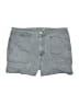 Seven7 Solid Gray Denim Shorts Size 14 - photo 1