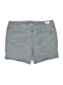 Seven7 Solid Gray Denim Shorts Size 14 - photo 2
