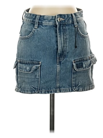 Zara Denim Skirt (view 1)