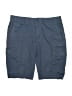 Apt. 9 Solid Blue Cargo Shorts Size 33 waist - photo 1