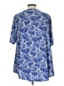 Chico's Paisley Blue 3/4 Sleeve T-Shirt Size Lg (2) - photo 2