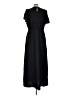 Armani Exchange 100% Polyester Solid Black Casual Dress Size L - photo 2