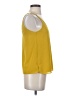 Topshop 100% Polyester Yellow Sleeveless Top Size 4 - photo 4