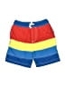 Hanna Andersson 100% Recycled Polyester Red Board Shorts Size 4 - photo 1