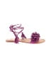 Just Fab Purple Sandals Size 10 - photo 1