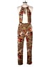 Unbranded Animal Print Brown Jumpsuit Size L - photo 2