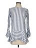 Alice + Olivia Blue Long Sleeve Blouse Size XS - photo 1