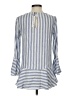 Alice + Olivia Blue Long Sleeve Blouse Size XS - photo 2