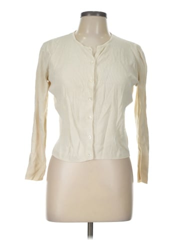 Lauren by Ralph Lauren Long Sleeve Silk Top (view 1)