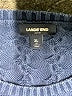 Lands' End Chevron-herringbone Blue Pullover Sweater Size XL - photo 7