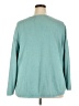 Karen Scott 100% Cotton Teal Pullover Sweater Size 3X - photo 2