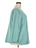 Karen Scott 100% Cotton Teal Pullover Sweater Size 3X - photo 4