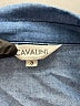 cavalini Blue 3/4 Sleeve Button-Down Shirt Size S - photo 7