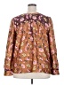 Ann Taylor LOFT 100% Polyester Brown Long Sleeve Blouse Size XXL - photo 2
