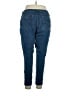 Jennifer Lopez Solid Blue Jeans Size 16 - photo 2