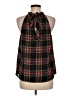 J.Crew Factory Store 100% Polyester Black Sleeveless Blouse Size 8 - photo 2