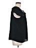 Trulli 100% Polyester Black Short Sleeve Blouse Size M - photo 4