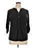 Ellen Tracy Black 3/4 Sleeve Blouse Size XL - photo 1