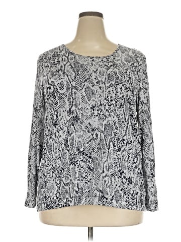 Chico's 3/4 Sleeve T-Shirt (view 1)