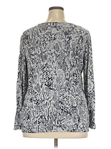 Chico's 3/4 Sleeve T-Shirt (view 2)