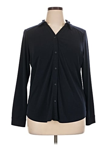 Adrianna Papell Long Sleeve Blouse (view 1)