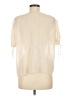 Zara Ivory Short Sleeve Blouse Size M - photo 2