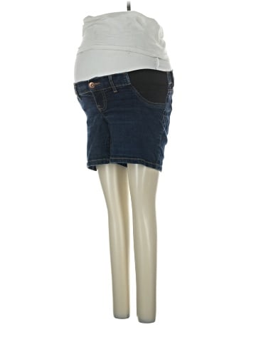 Indigo Blue Denim Shorts (view 1)