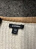 Express Color Block Tan Pullover Sweater Size S - photo 7