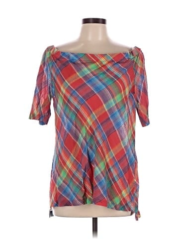 Lauren by Ralph Lauren Short Sleeve Blouse (view 1)