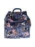 Nicole Miller 100% Polyester Print Blue Backpack One size - photo 1
