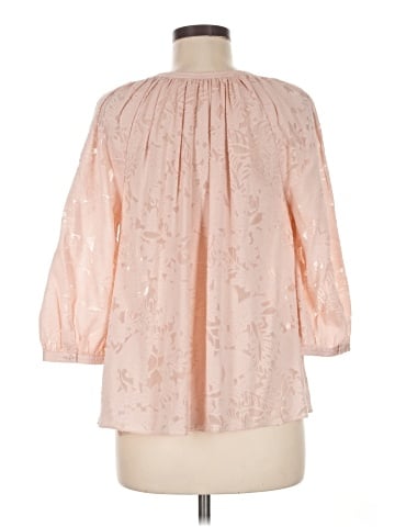 Rebecca Taylor 3/4 Sleeve Silk Top (view 2)