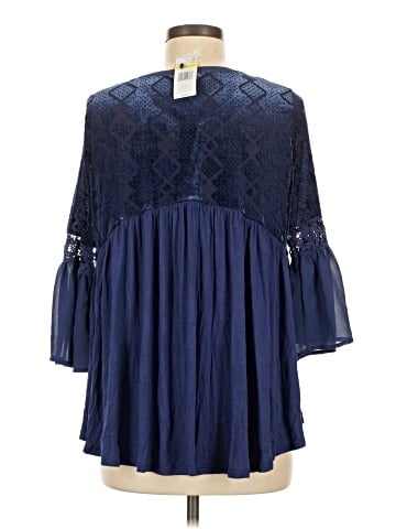 Vintage America Blues 3/4 Sleeve Blouse (view 2)