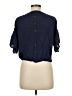 Forever 21 100% Rayon Blue 3/4 Sleeve Blouse Size M - photo 2