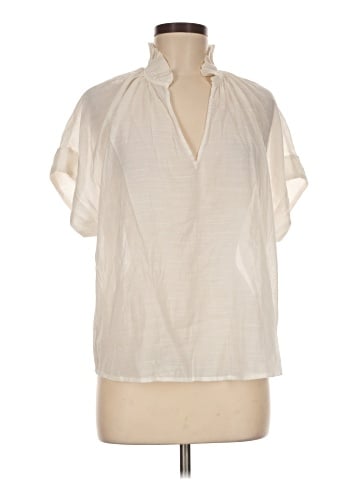 Banana Republic Factory Store Short Sleeve Blouse (view 1)