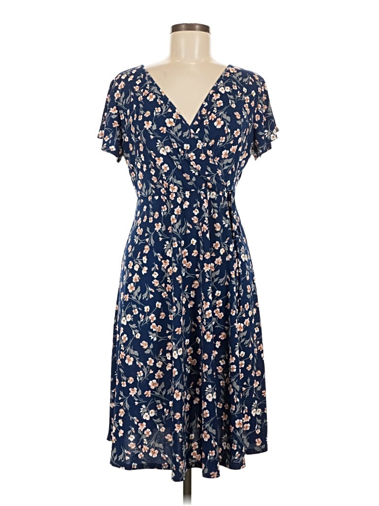 Pre-owned Kaileigh Casual Dress In Blue