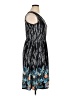 Unbranded Print Black Casual Dress Size XL - photo 4