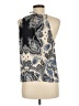 H&M 100% Viscose Blue Sleeveless Blouse Size M - photo 2