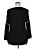 Old Navy 100% Rayon Black 3/4 Sleeve Blouse Size XL - photo 2