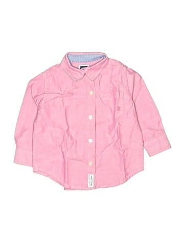 Janie and Jack Short Sleeve Button-Down Shirt (view 1)