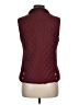 British Khaki 100% Polyester Burgundy Vest Size M - photo 2