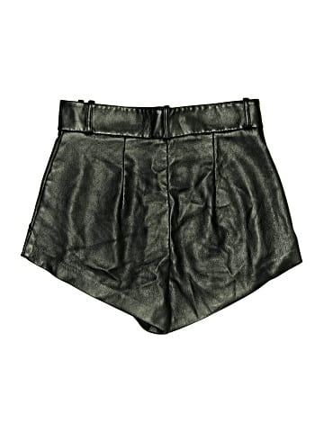 Amanda Uprichard Faux Leather Shorts (view 2)