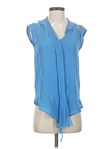 Greylin Sleeveless Silk Top (view 1)